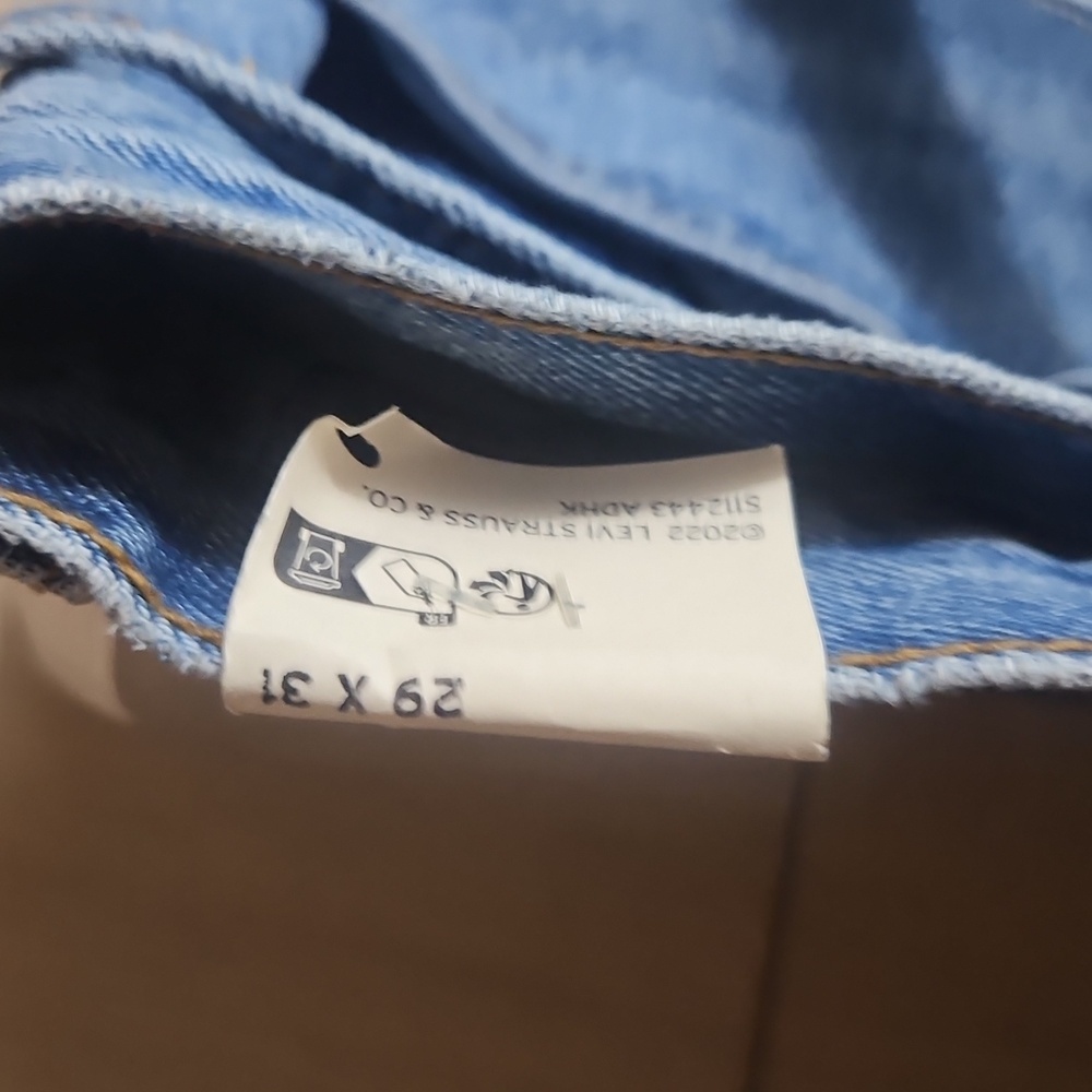 Levi's - XL Straight Jeans Sizs 29 Demim Mid-rise - Picture 7 of 7
